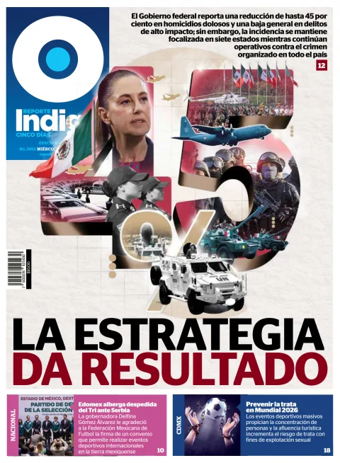 Portada de Reporte Indigo Nacional del miércoles, 15 de abril de 2026