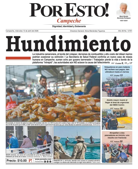 Portada de Por Esto (campeche) del 2026-04-15