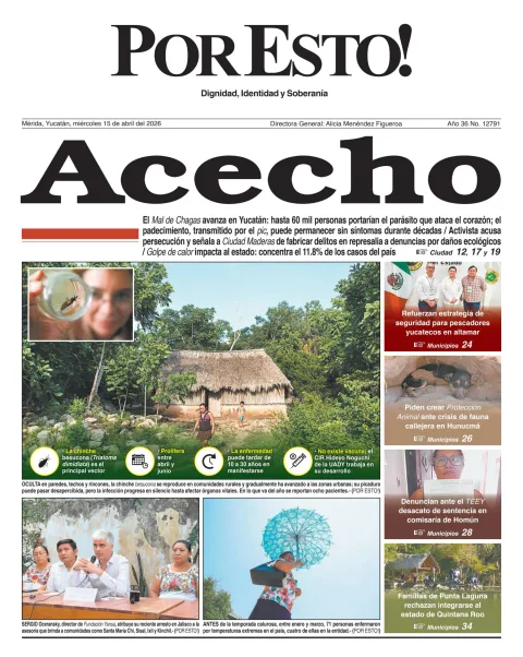 Portada de Por Esto (merida, Yucatan) del 2026-04-15