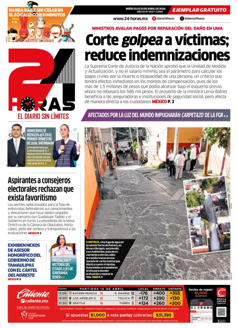 Portada de 24 Horas