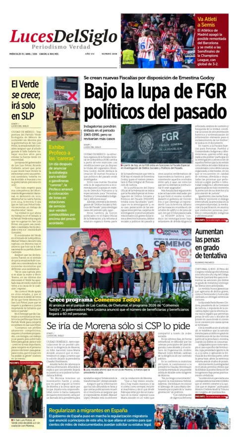 Portada de Luces del Siglo