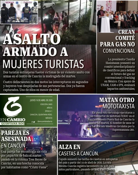Portada de En Cambio - Quintana Roo (contraportada)
