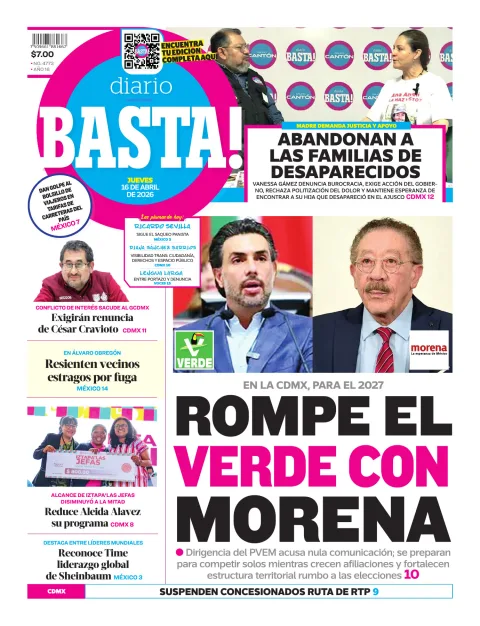 Portada de Basta! (portada)