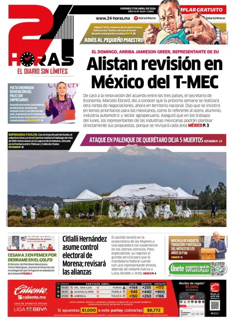 Portada de 24 Horas