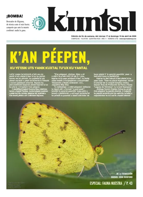 Portada de La Jornada - Kiintsil del viernes, 17 de abril de 2026