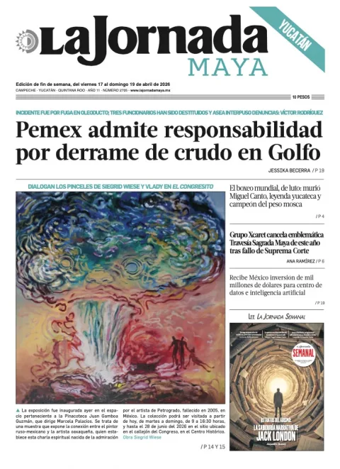 Portada de La Jornada Maya Yucatán del viernes, 17 de abril de 2026