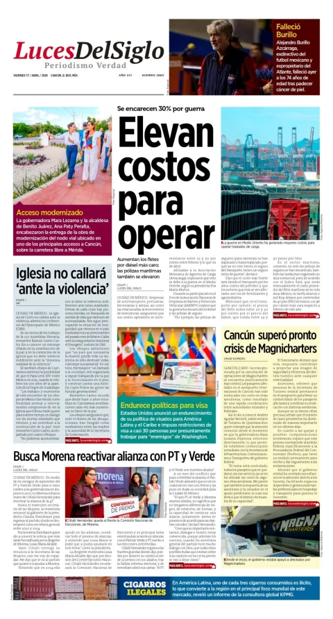 Portada de Luces del Siglo