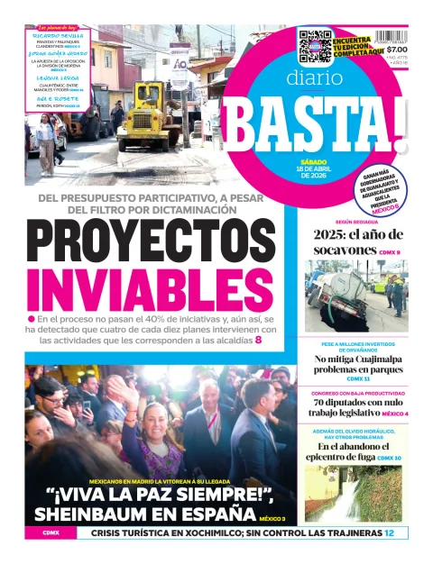 Portada de Basta! (portada)