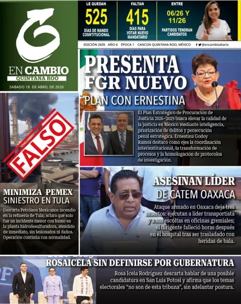 Portada de En Cambio - Quintana Roo (portada)