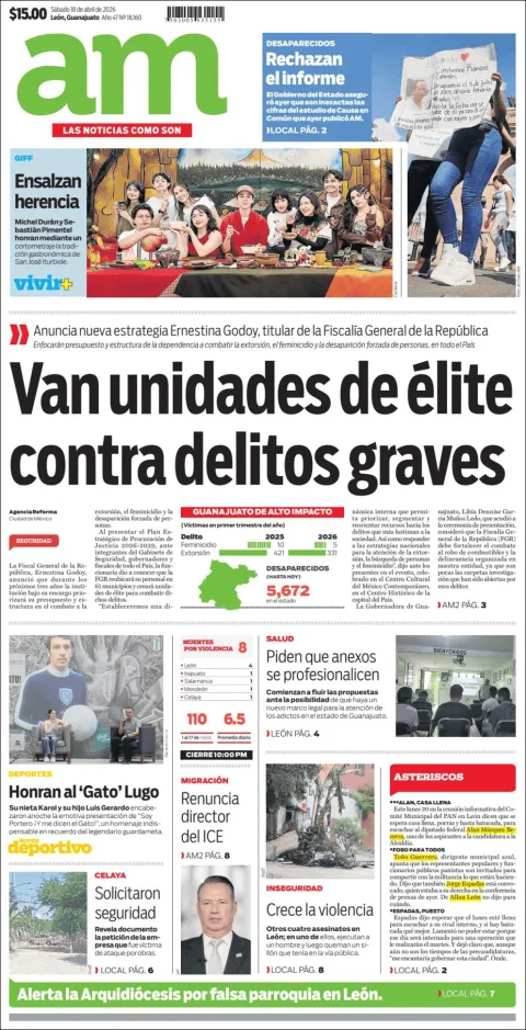 Portada de Am Corredor Industrial del sábado, 18 de abril de 2026