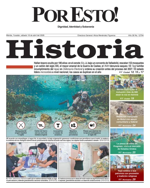 Portada de Por Esto (merida, Yucatan) del 2026-04-18