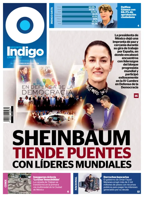 Portada de Reporte Indigo Guadalajara del lunes, 20 de abril de 2026