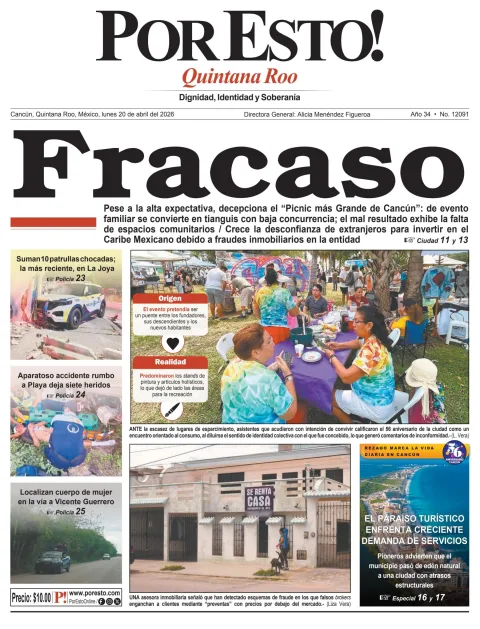 Portada de Por Esto (quintana Roo Cancun)