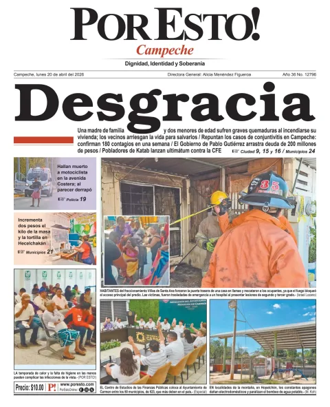 Portada de Por Esto (campeche)