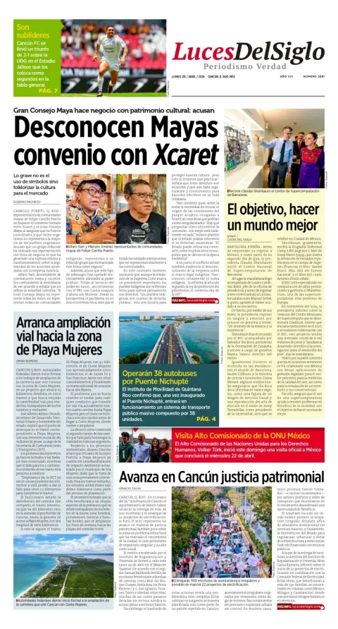 Portada de Luces del Siglo