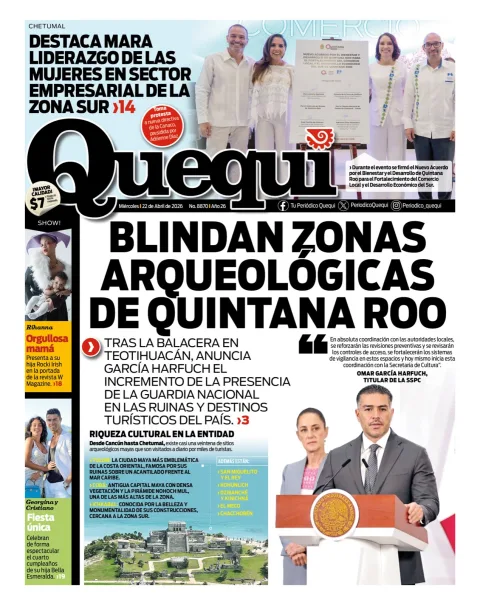 Portada de Quequi del miércoles, 22 de abril de 2026