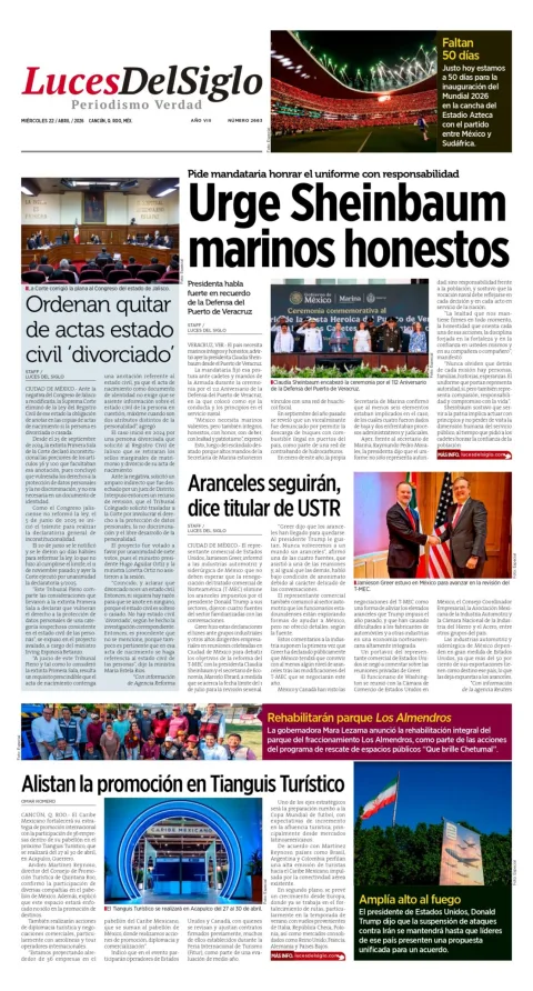 Portada de Luces del Siglo