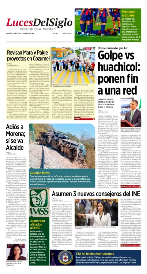 Portada de Luces del Siglo