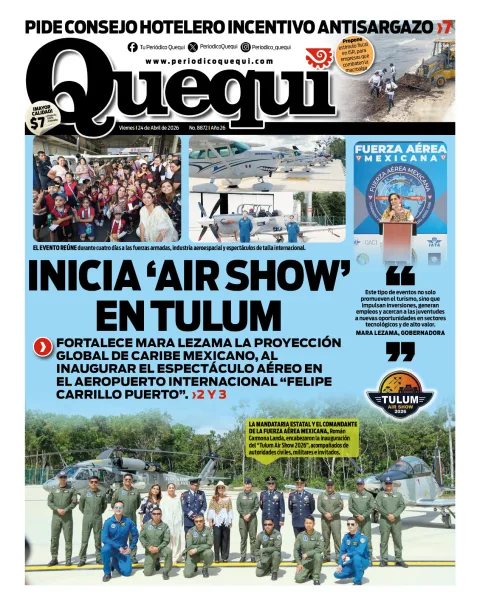 Portada de Quequi del viernes, 24 de abril de 2026