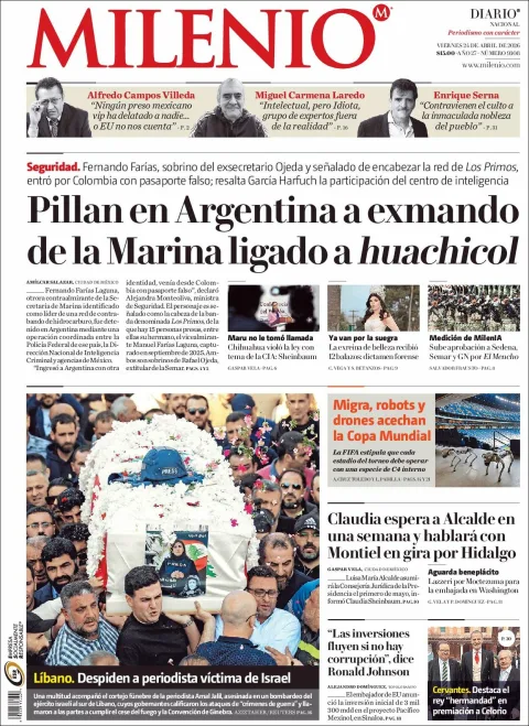 Portada de Milenio
