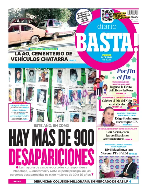 Portada de Basta! (portada)