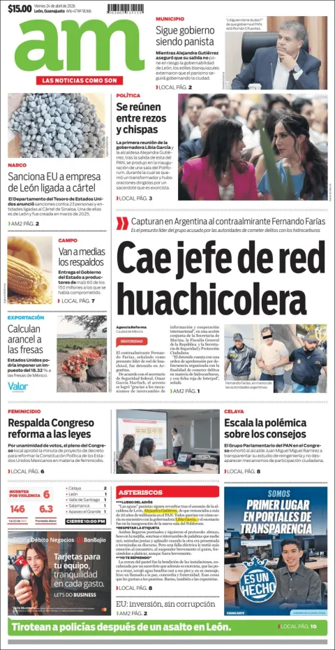 Portada de Am Corredor Industrial del viernes, 24 de abril de 2026
