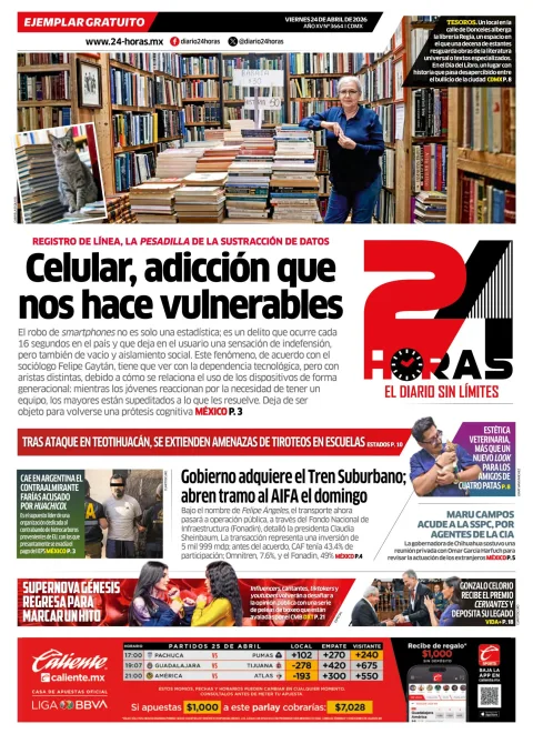 Portada de 24 Horas