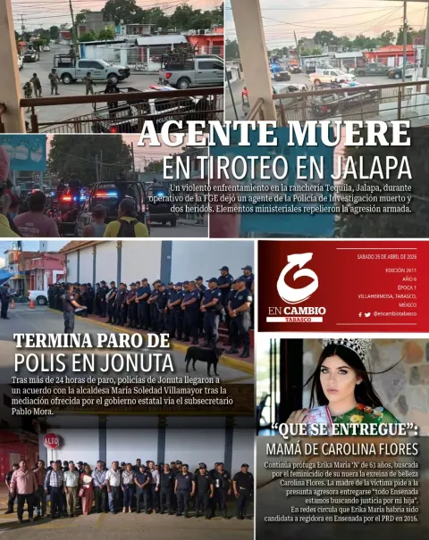Portada de En Cambio - Tabasco (contraportada)