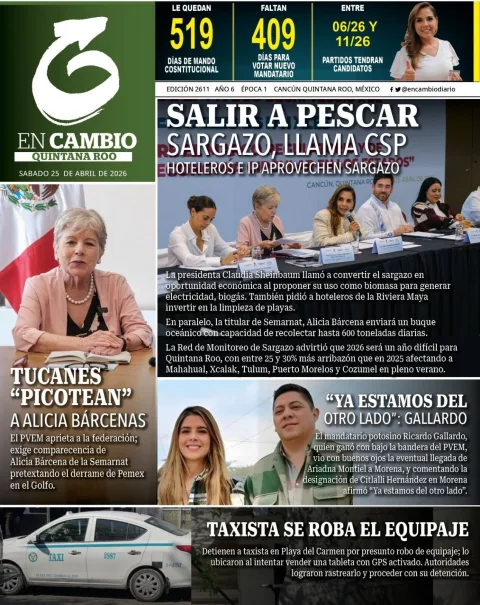 Portada de En Cambio - Quintana Roo (portada)