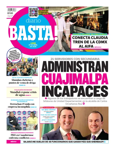 Portada de Basta! (portada)