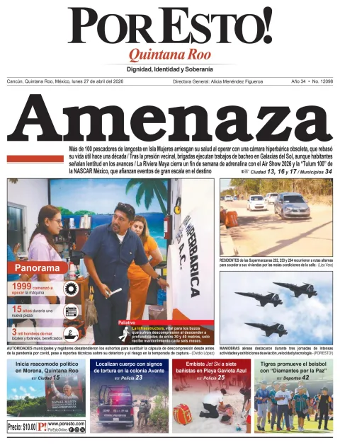 Portada de Por Esto (quintana Roo Cancun)