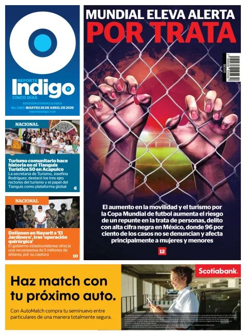 Portada de Reporte Indigo Guadalajara del martes, 28 de abril de 2026
