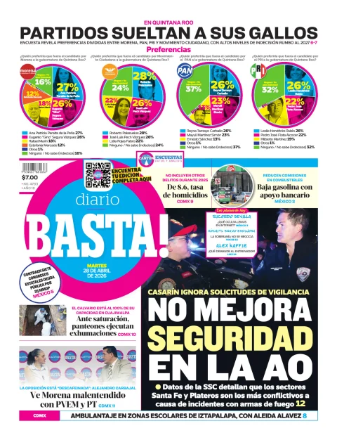 Portada de Basta! (portada)