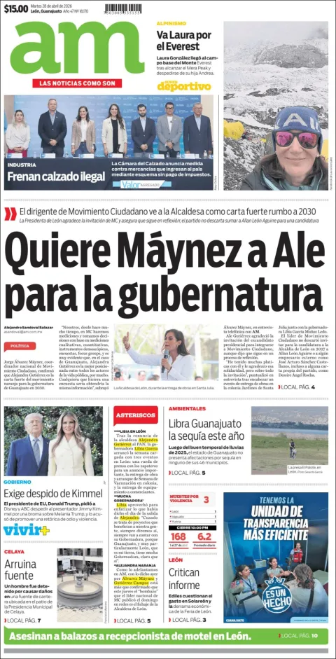 Portada de Am Corredor Industrial del martes, 28 de abril de 2026