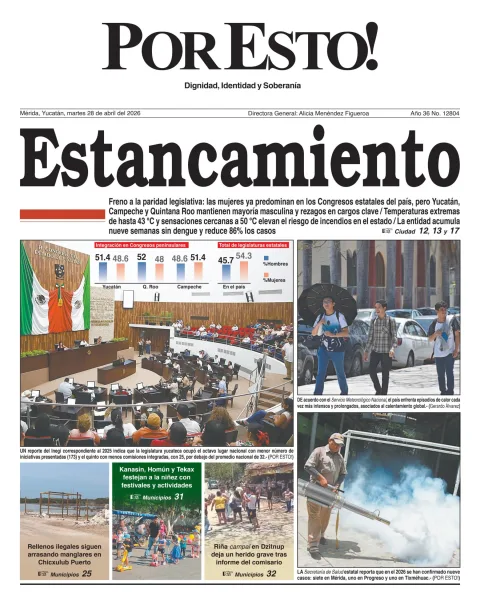 Portada de Por Esto (merida, Yucatan) del 2026-04-28