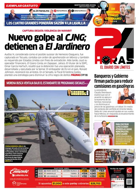 Portada de 24 Horas