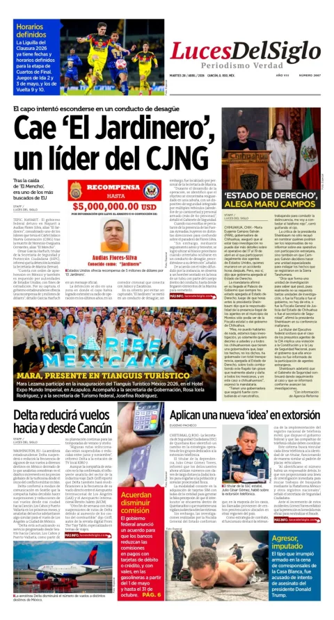 Portada de Luces del Siglo
