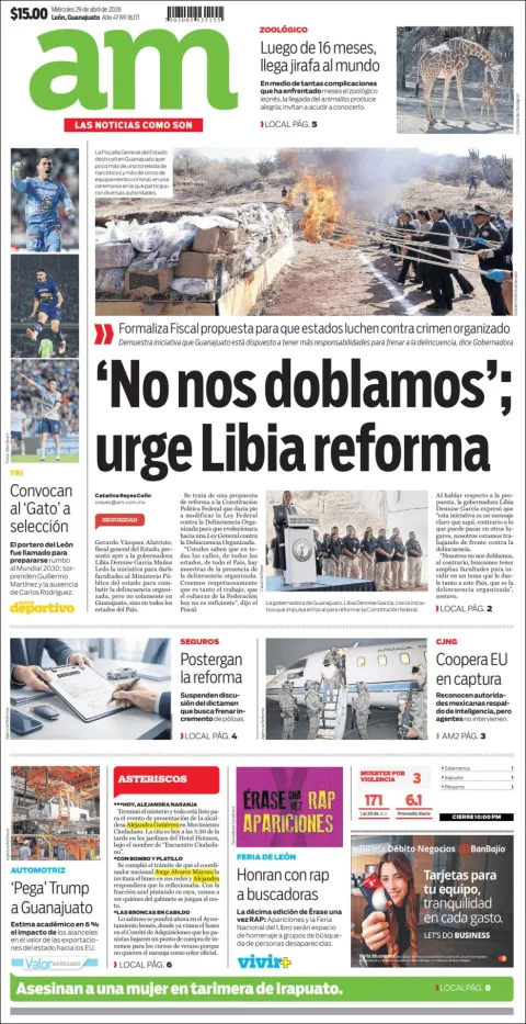 Portada de Am Corredor Industrial del miércoles, 29 de abril de 2026