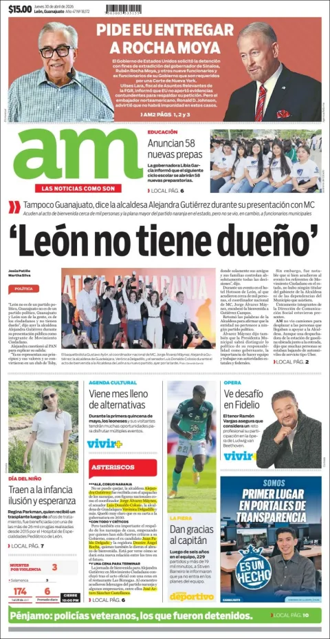 Portada de Am Corredor Industrial del jueves, 30 de abril de 2026