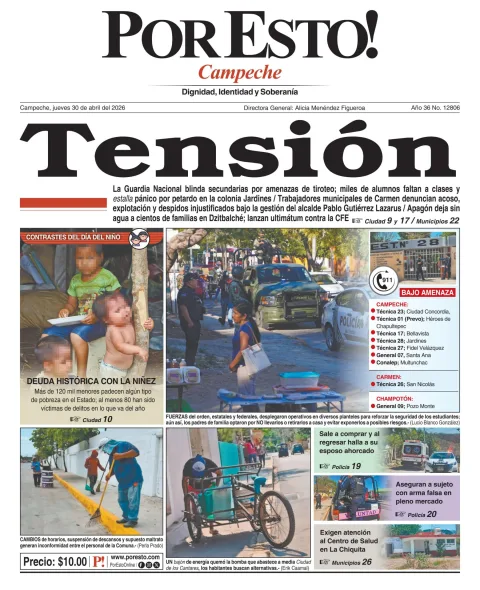 Portada de Por Esto (campeche)