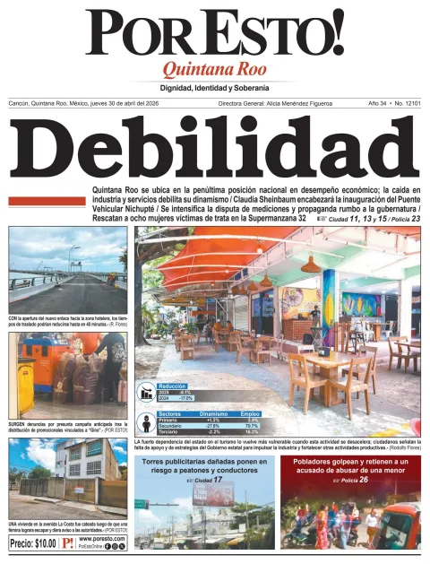 Portada de Por Esto (quintana Roo Cancun)