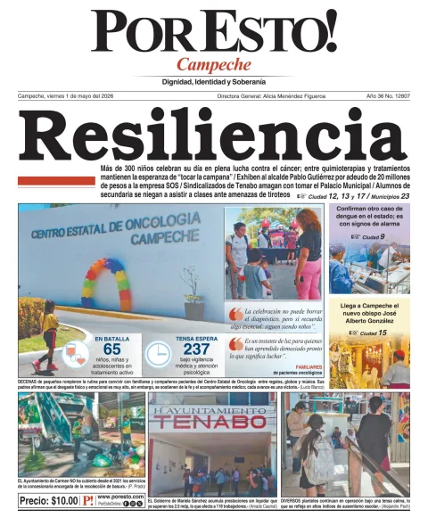 Portada de Por Esto (campeche) del 2026-05-01