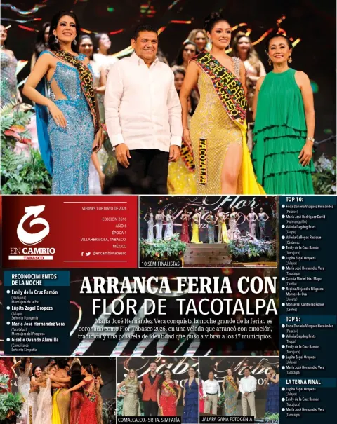 Portada de En Cambio - Tabasco (contraportada)