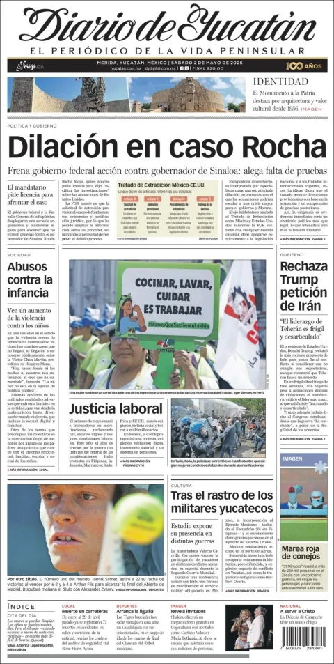 Portada de Diario de Yucatán