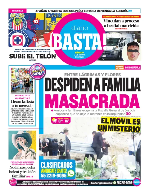 Portada de Basta! (contraportada)