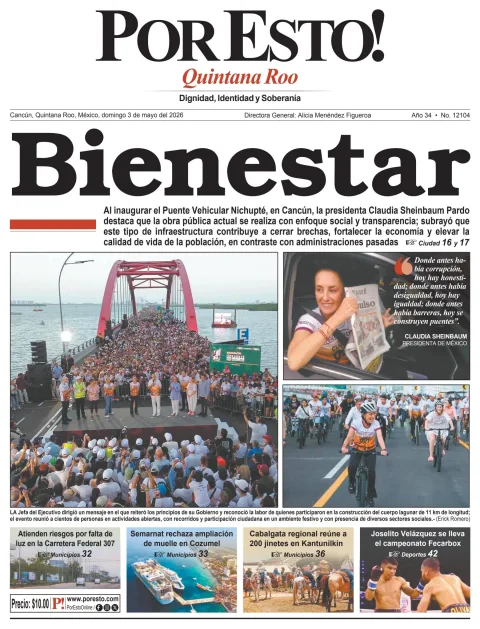 Portada de Por Esto (quintana Roo Cancun)