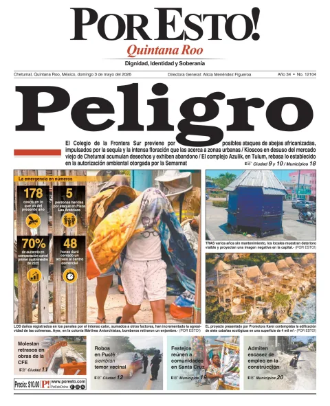 Portada de Por Esto (quintana Roo Chetumal)