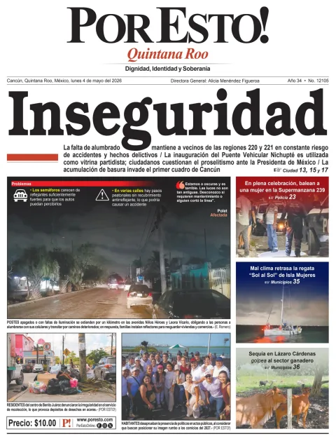 Portada de Por Esto (quintana Roo Cancun)