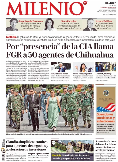 Portada de Milenio