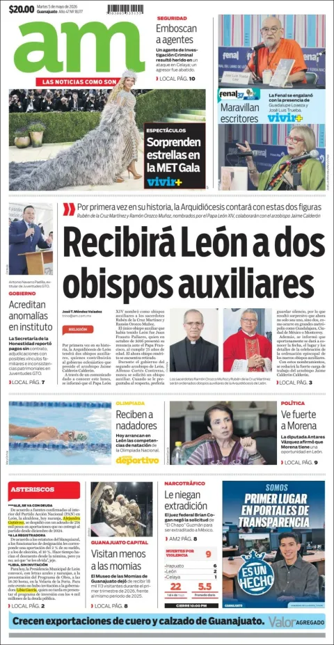 Portada de Am Corredor Industrial del martes, 5 de mayo de 2026